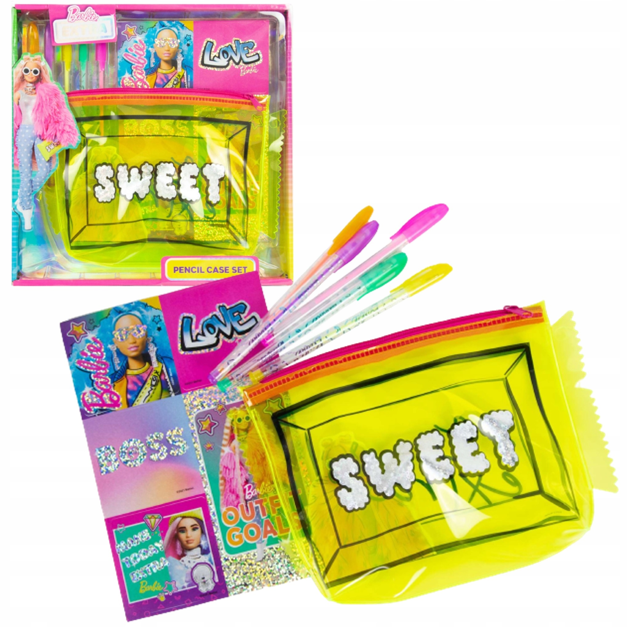 BARBIE PENCIL CASE SET #